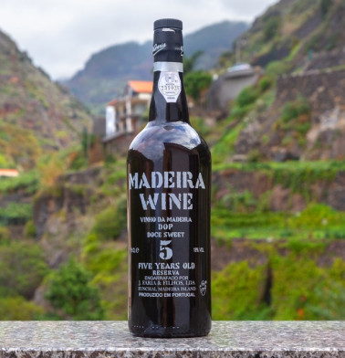 Madeira Wine bottle